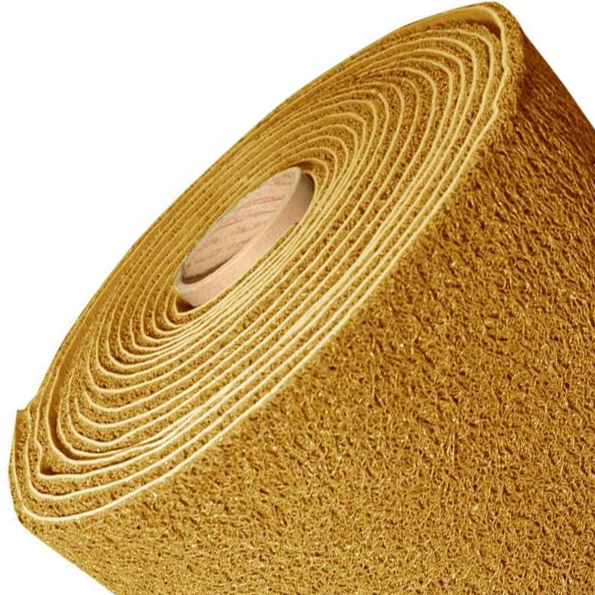 CDC IMPORT - Limpiapiés en rollo PVC oro 1,20x6 m