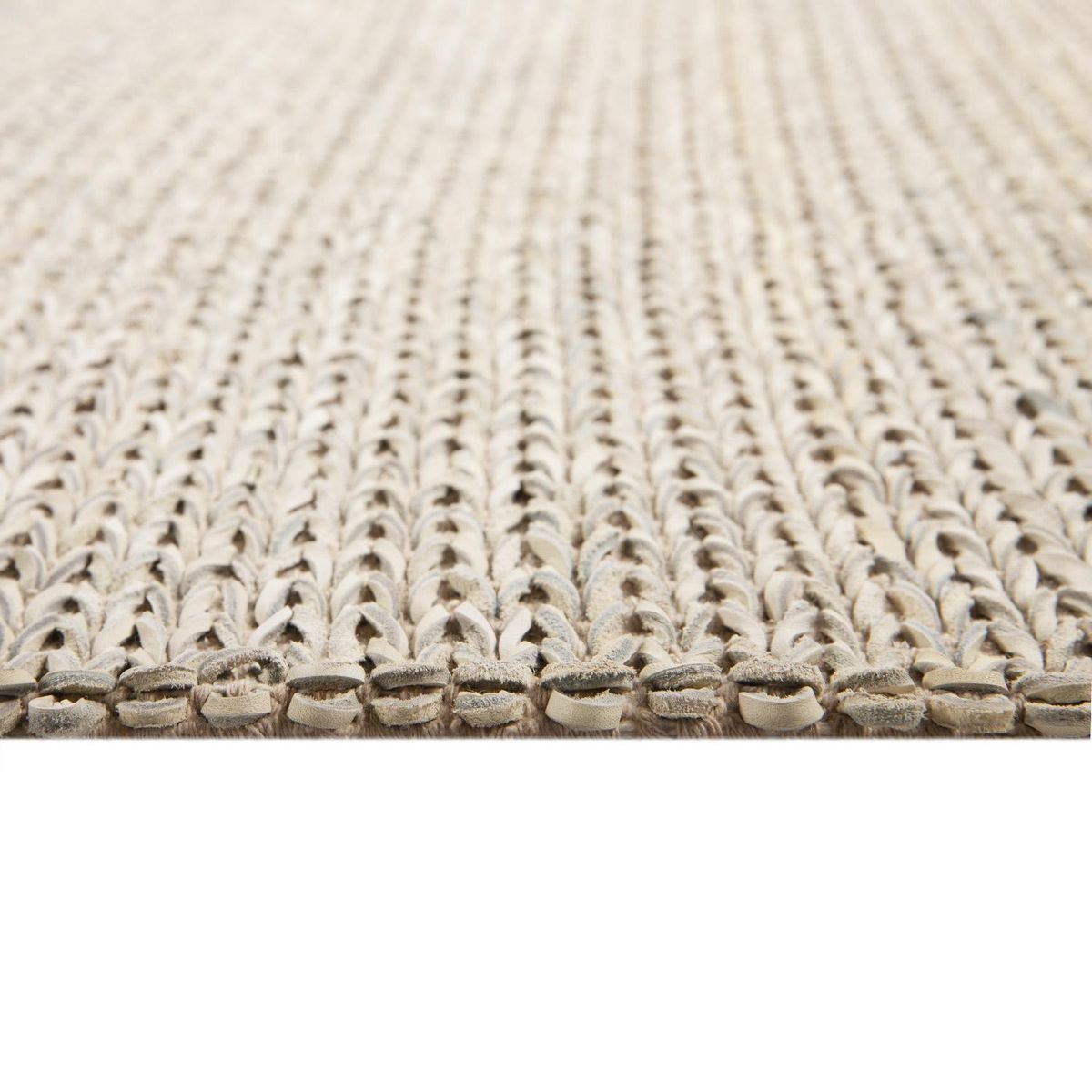 DIB - Alfombra cuero fashion 160x230 cm luxor ivory