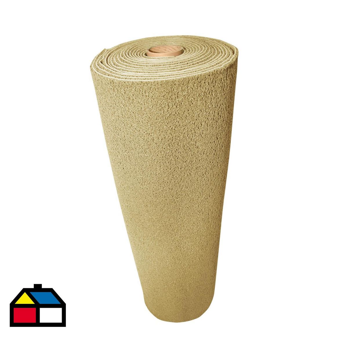 CDC IMPORT - Limpiapiés en rollo PVC beige 1,20x6 m