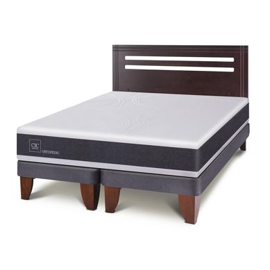 Cama europea New Ortopedic 2 plazas  + Muebles