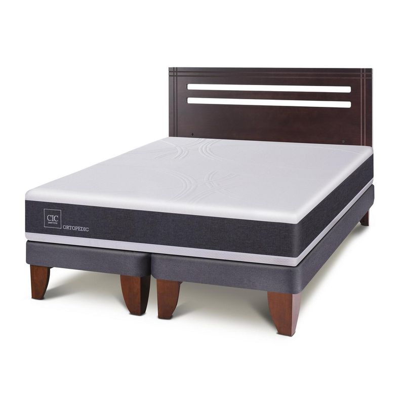 CIC - Cama europea New Ortopedic 2 plazas  + Muebles