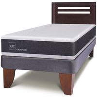 Cama Europea New Ortopedic 1.5 Plazas + Muebles