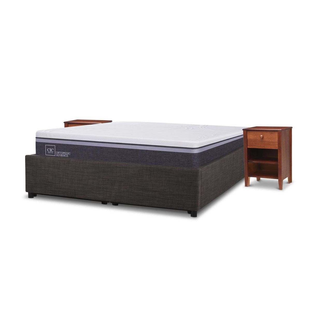 CIC - Cama Nido Ortopedic Advance 2 Plazas + Muebles