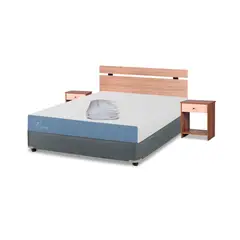 CIC - Box spring Excellence 2 plazas + Muebles