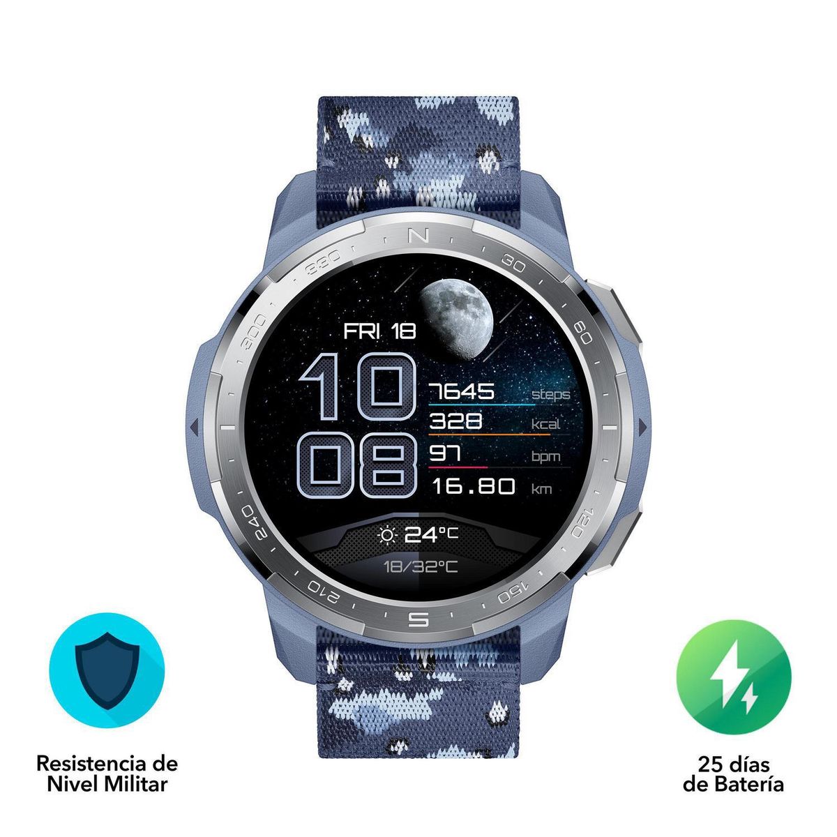 HONOR - Smartwatch Honor watch GS PRO azul.