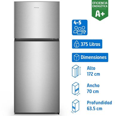 Refrigerador Top Freezer No Frost 375 Litros Inox RD-49WRD