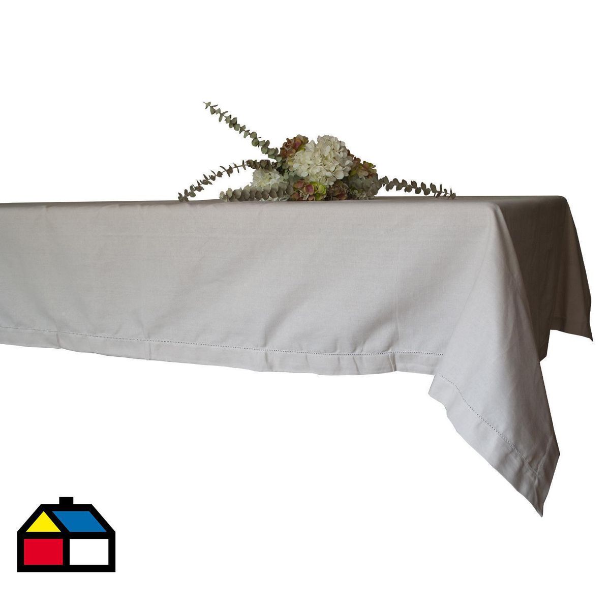 BE MINE - Mantel 160x230 cm taupe algodón