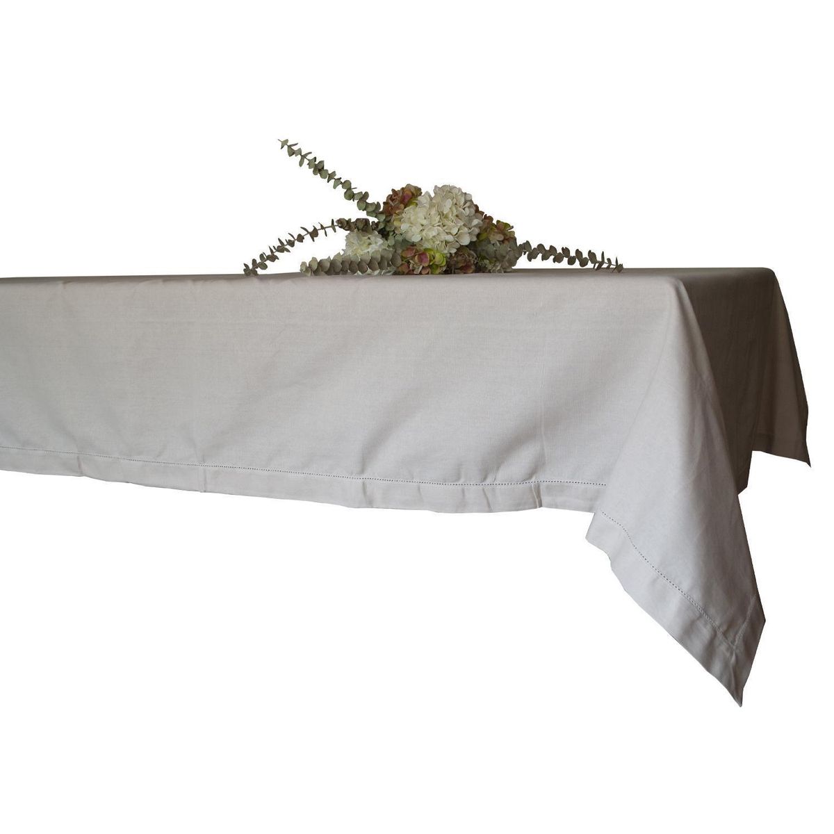 BE MINE - Mantel 160x230 cm taupe algodón