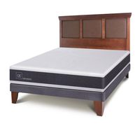 Cama Europea New Ortopedic 2 Plazas + Muebles