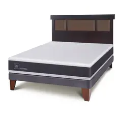 CIC - Cama europea New Ortopedic 2 plazas + Muebles