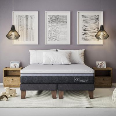 Imagen 2 del producto Cama Europea Ortopedic Advance 1.5 Plazas + Muebles