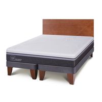 Cama Europea Ortopedic Advance 2 Plazas + Muebles