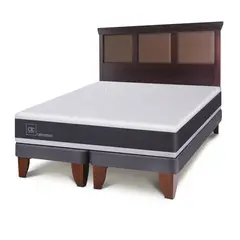CIC - Cama europea New Ortopedic King + Muebles