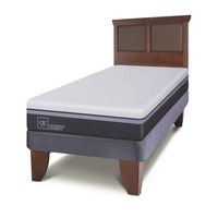 Cama Europea Ortopedic Advance 1.5 Plazas + Muebles