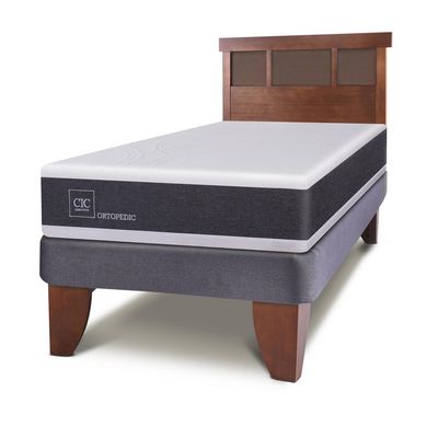 Cama europea New Ortopedic 1.5 plazas  + Muebles