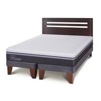 Cama Europea Ortopedic Advance 2 Plazas + Muebles