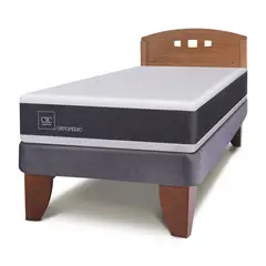 CIC - Cama europea New Ortopedic 1.5 plazas + Muebles