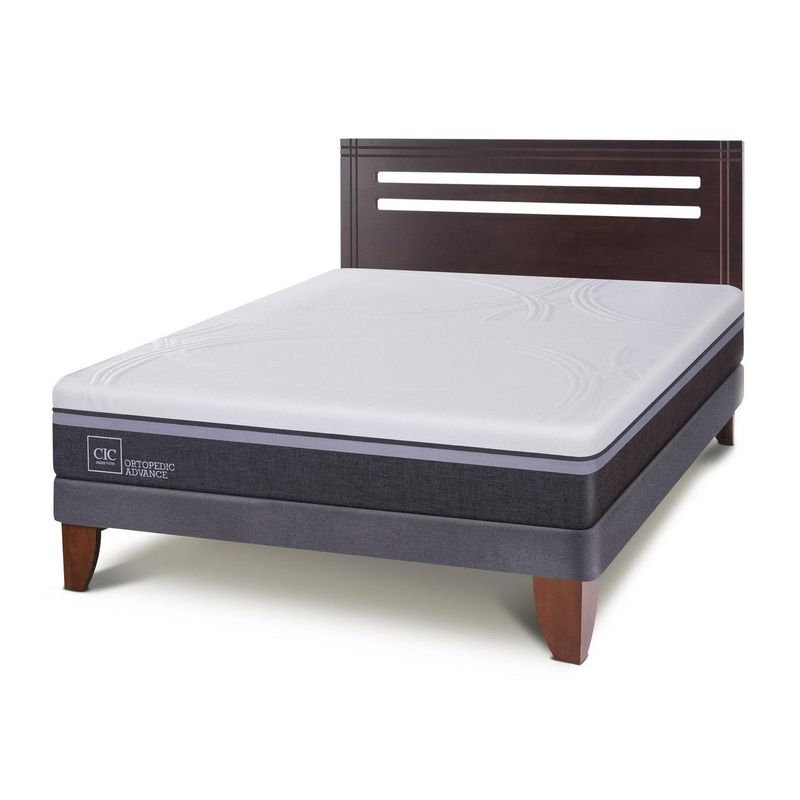 CIC - Cama europea Ortopedic Advance 2 plazas + Muebles