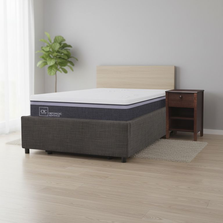 Cama Nido Ortopedic Advance 1.5 Plazas + Muebles