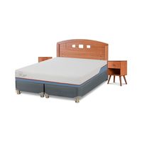 Box Spring Excellence Plus 2 Plazas + Muebles