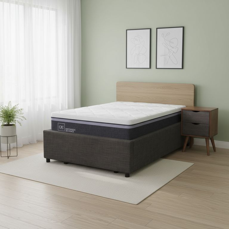Cama Nido Ortopedic Advance 1.5 Plazas + Muebles