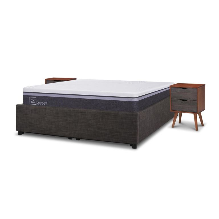 Cama Nido Ortopedic Advance 2 Plazas + Muebles