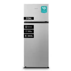 HISENSE - Refrigerador Top Freezer Frío Directo 205 Litros Silver RD-27DR