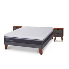CIC - Cama europea Ortopedic Advance 2 plazas + Muebles