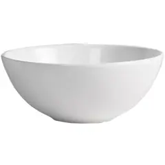 DOMSA - Lavamanos Sobrepuesto Forma Redonda Loza 33x17x33 cm Blanco