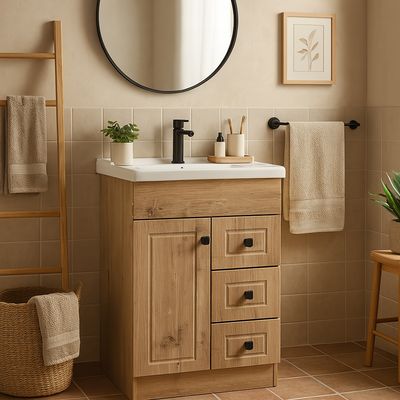 Imagen 2 del producto Kit mueble vanitorio B60PHN-W F 60x47x80 cm