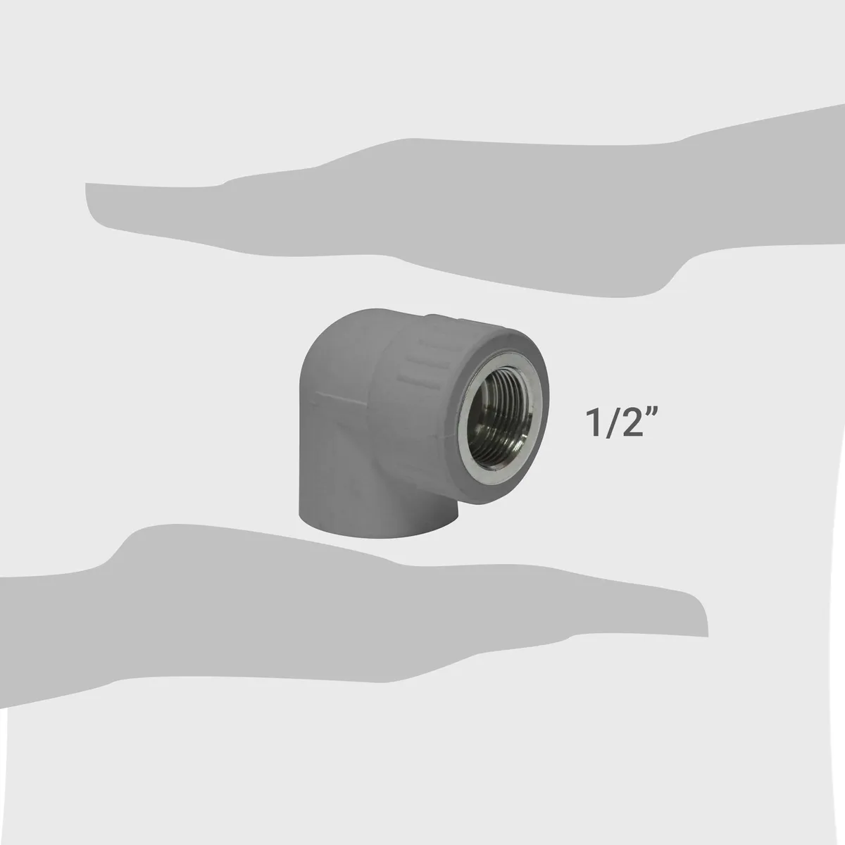 HOFFENS - Codo Fusión PPR 20 X 1/2 Hi Metal