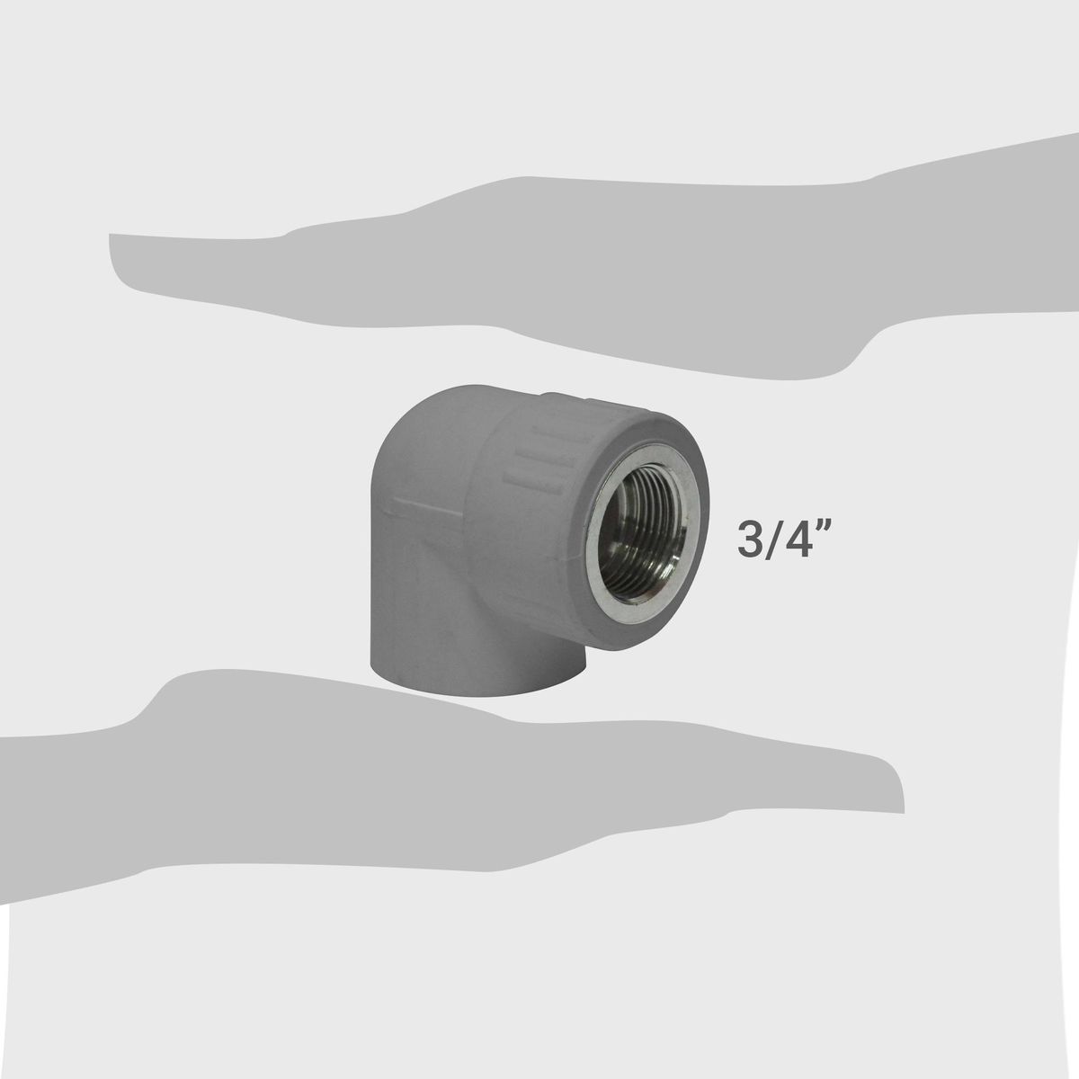 HOFFENS - Codo Fusión PPR 20 X 3/4 Hi Metal