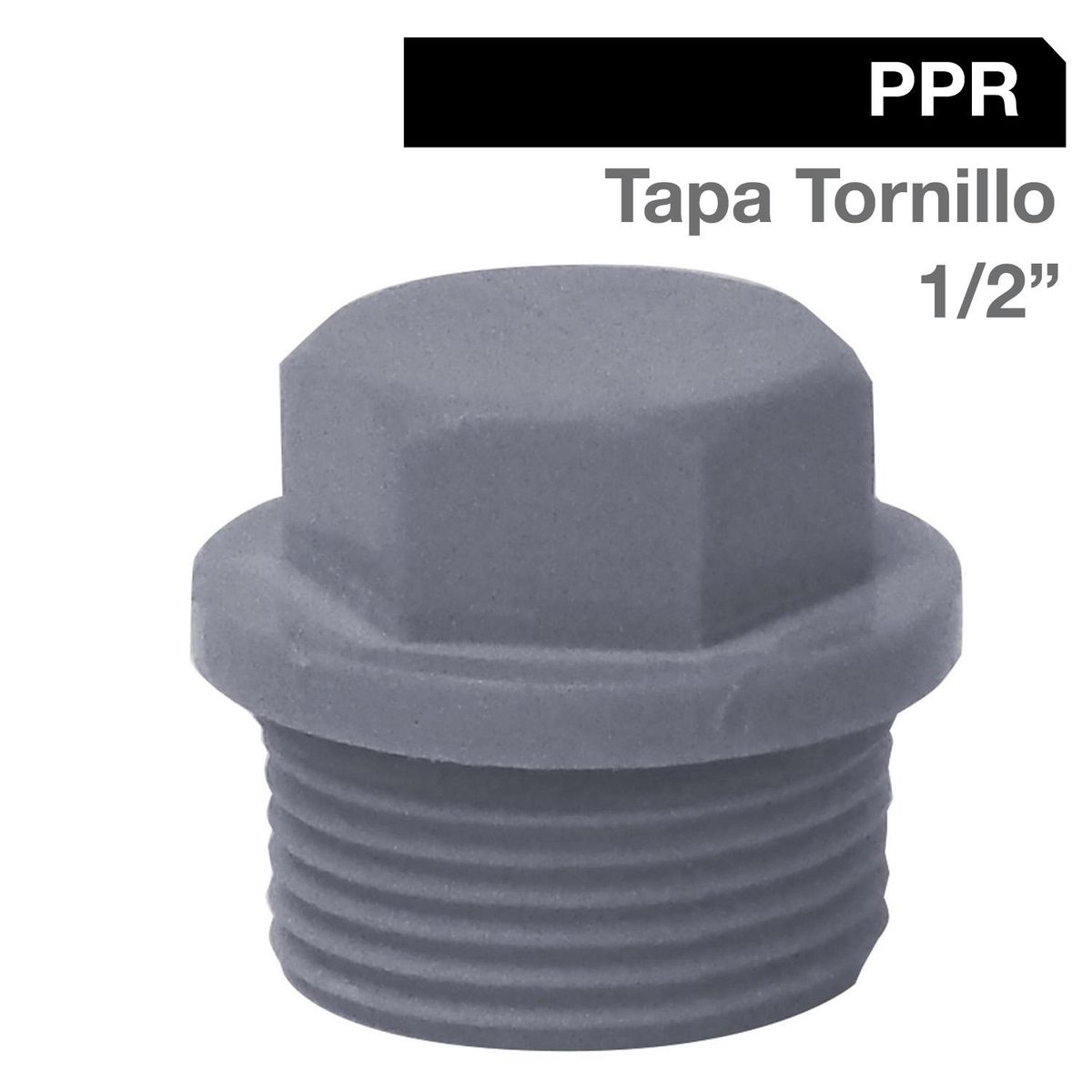 HOFFENS - Tapa Tornillo PPR 1/2"