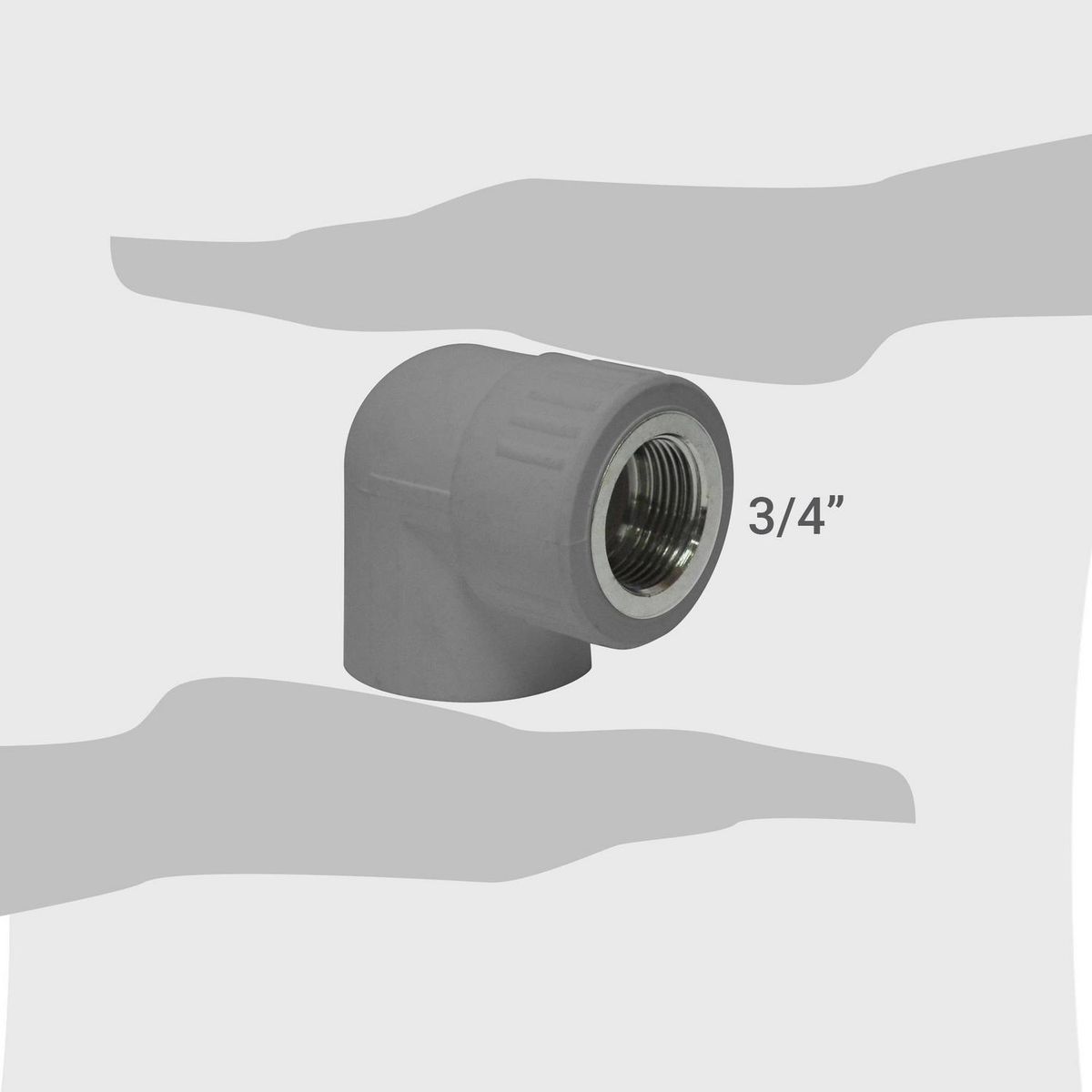 HOFFENS - Codo Fusión PPR 25 X 3/4 Hi Metal