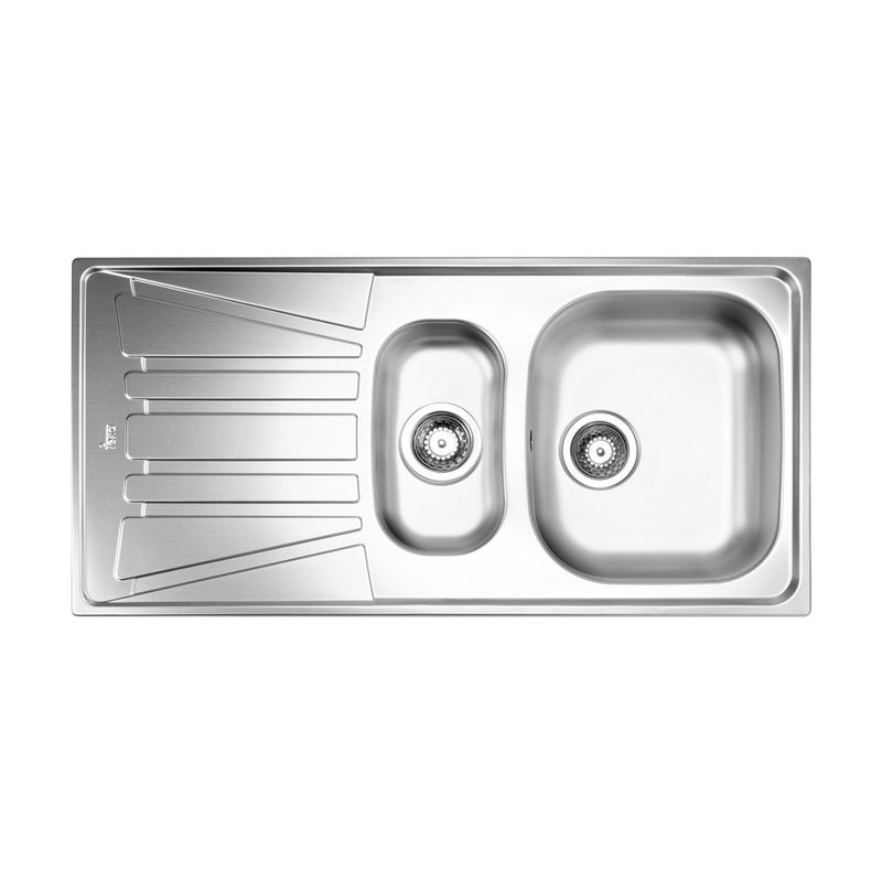 TEKA - Lavaplatos Empotrado 2 Cubeta(s) 100x15.5x50 cm Acero inoxidable