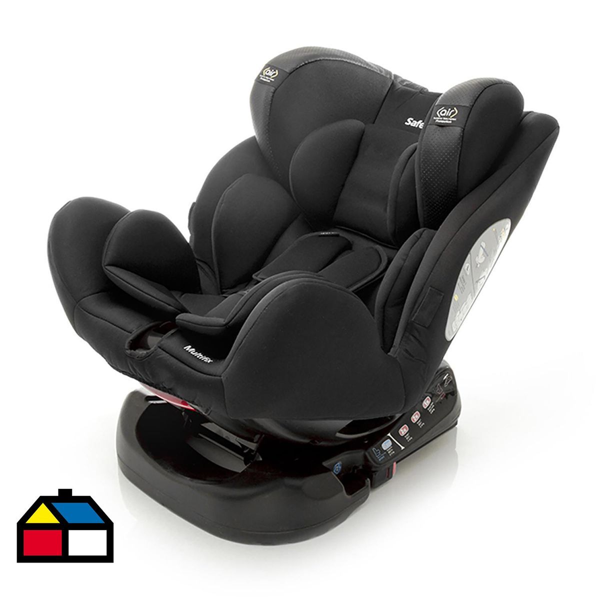 SAFETY 1ST - Silla de Auto Convertible Safety 1st Multifix Black 0 a 36 Kg