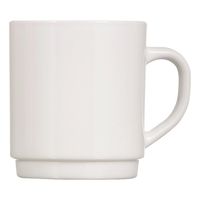 Mug 290 ml Vidrio Zelie Blanco