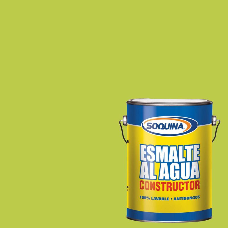 SOQUINA - Esmalte al Agua Satinado 1 galón(es) Verde
