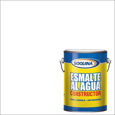 Esmalte al agua constructor blanco gl