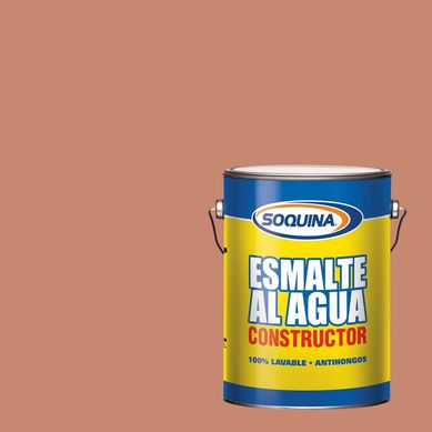 Esmalte al Agua Satinado 1 galn(es) Naranjo Guayaba 