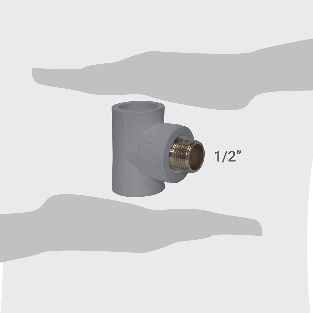 HOFFENS - Tee Fusión 25 X 1/2 He