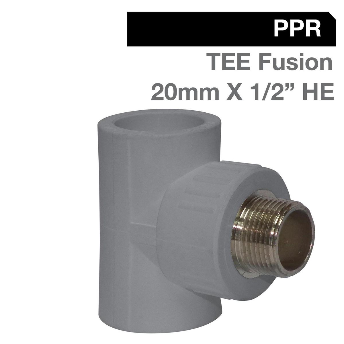 HOFFENS - Tee Fusión PPR 20 X 1/2 He
