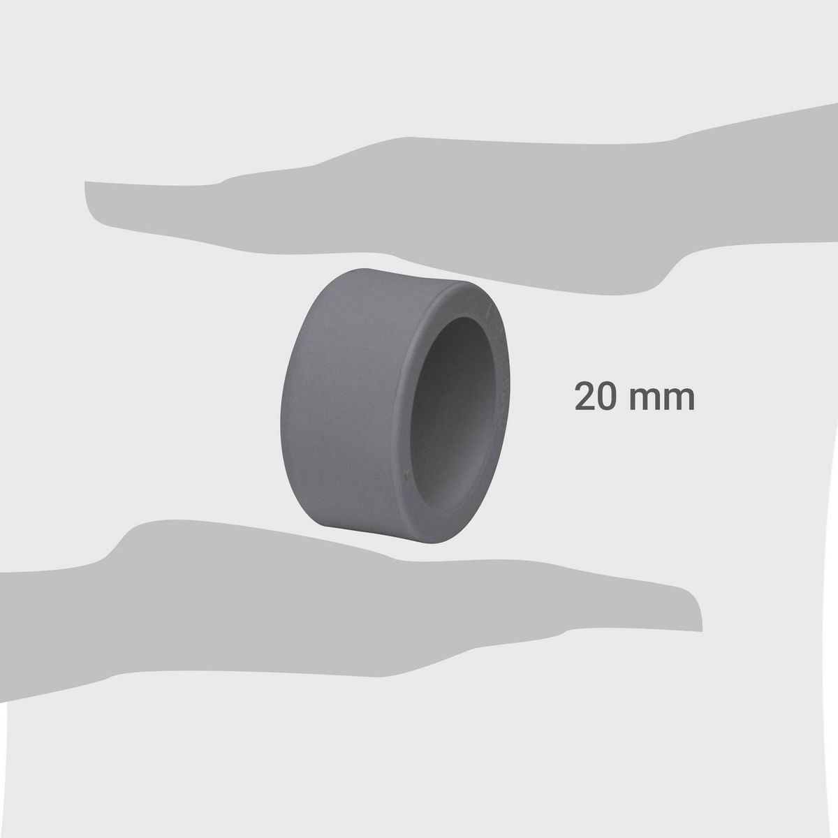 HOFFENS - Tapón PPR 20 mm Gris