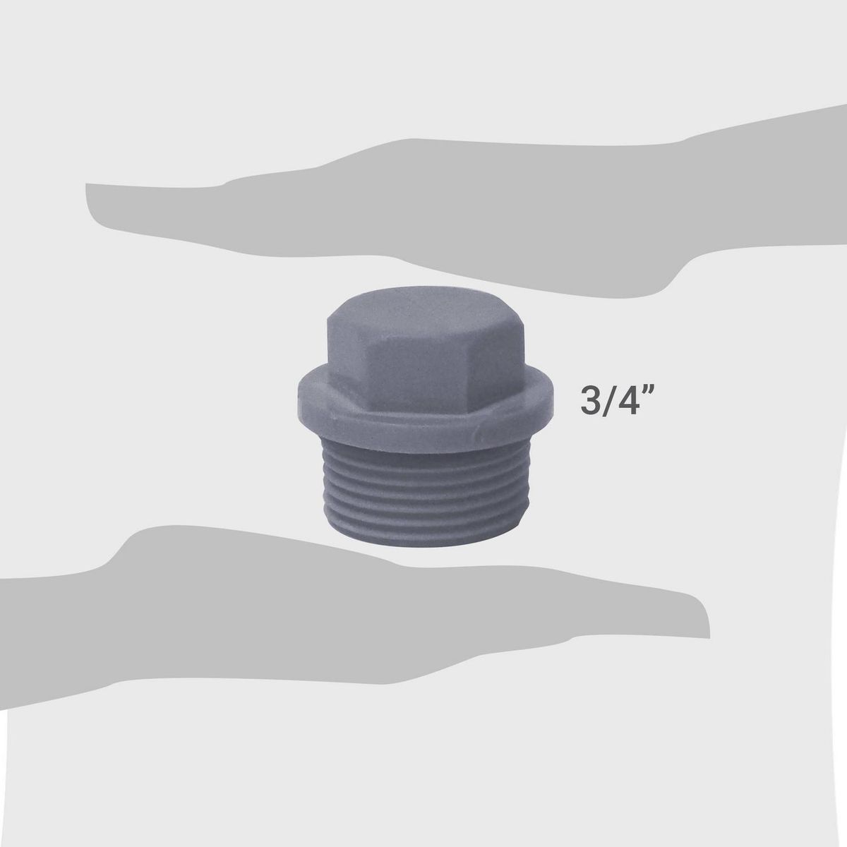 HOFFENS - Tapa Tornillo PPR 3/4"