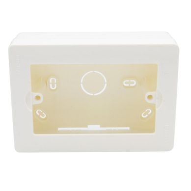 Caja Chuqui sobrepuesta blanca ABS