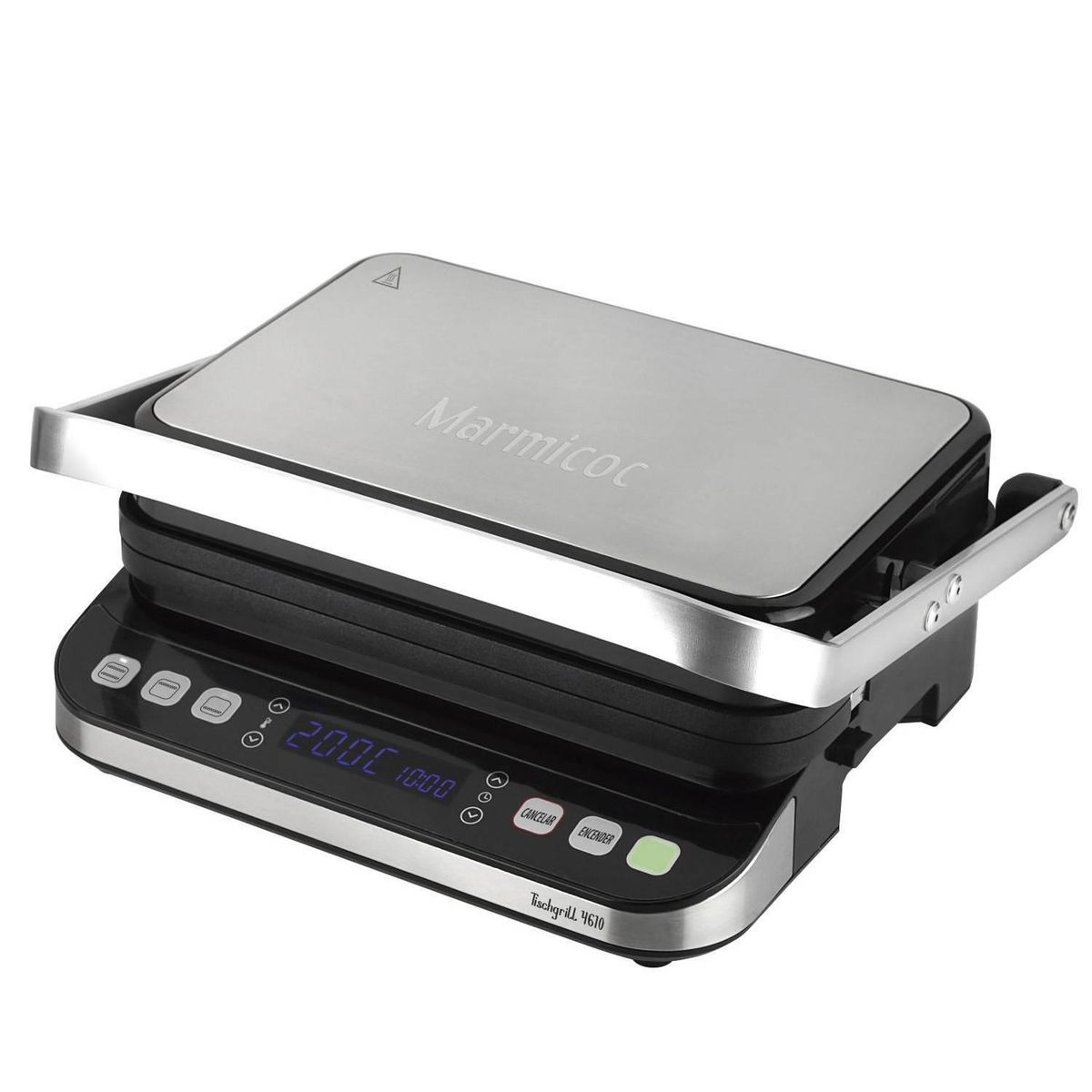 MARMICOC - Contact Grill Eléctrica 1600 W Silver MA 4610