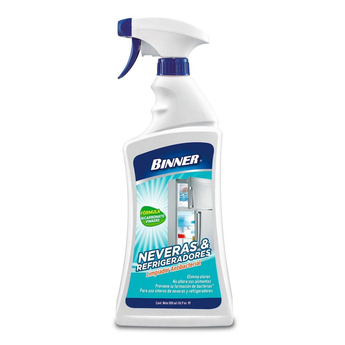 BINNER - Limpiador Antibacterial Binner Neveras y Refrigeradores 500 ml