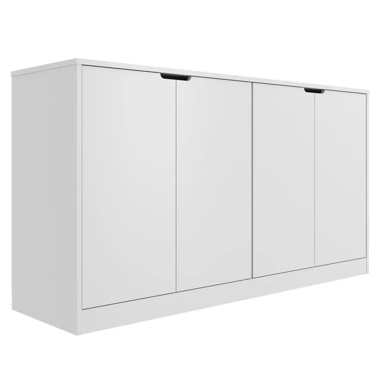 Buffet 4 puertas blanco