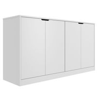 Buffet 4 puertas blanco