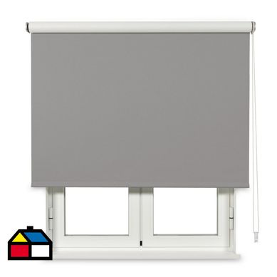 Roller black out solpor gris 165x250 cm